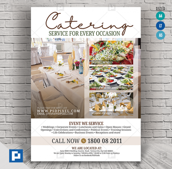 Catering Company Flyer