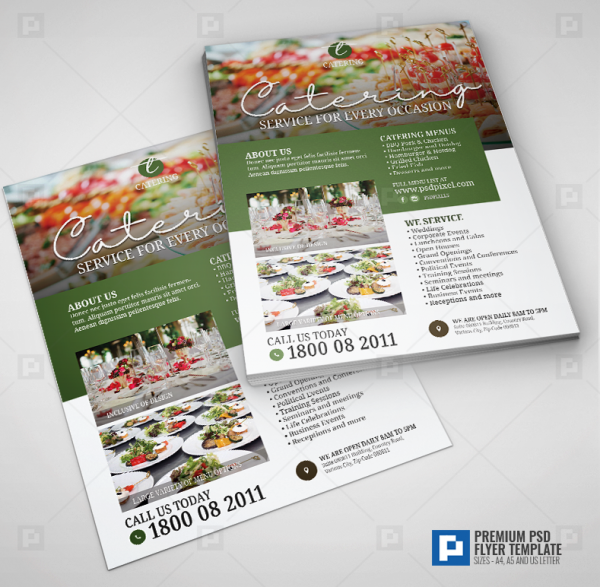 Catering Service Promotional Flyer