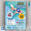 Children Swimming Lesson Flyer