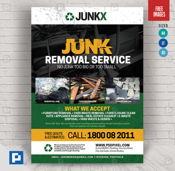 Junk Removal Company Flyer