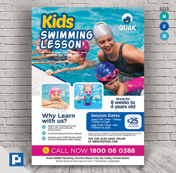 Learn to Swim Flyer