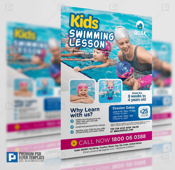 Learn to Swim Flyer