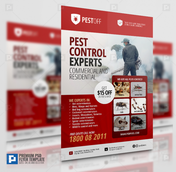 Pest Control Company Flyer