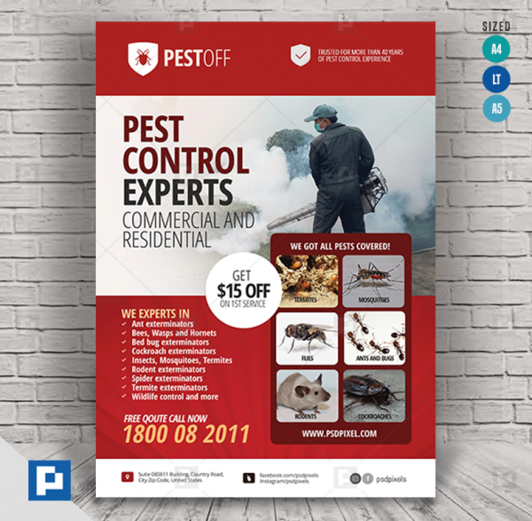 Pest Control Company Flyer