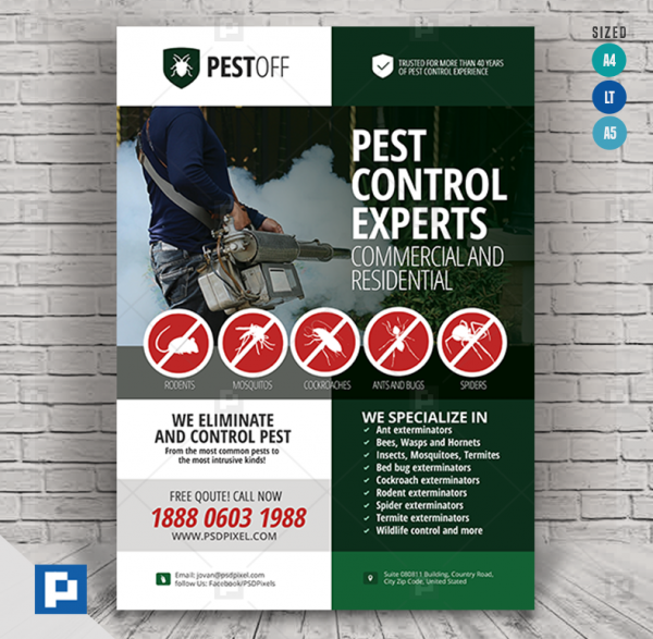 Pest Control Promotional Flyer