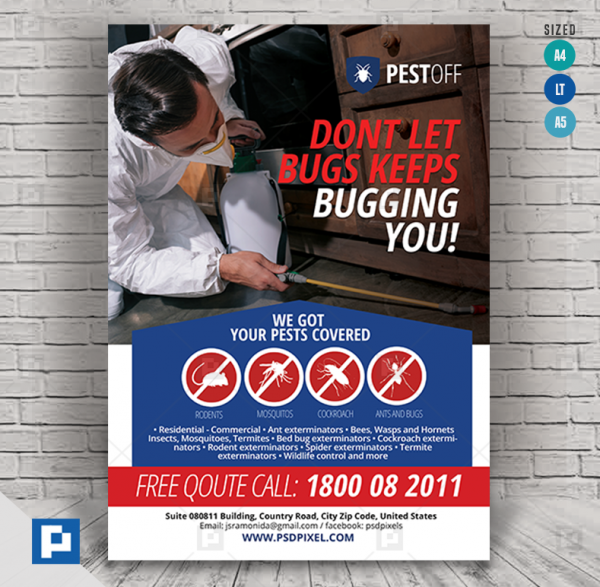 Pest Control Services Flyer