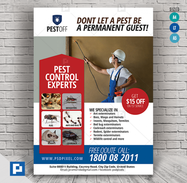 Pest Exterminator Flyer