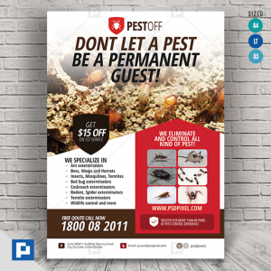 Pest and Insect Control Flyer