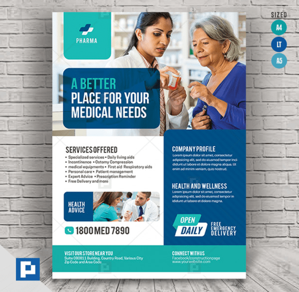 Pharmacy Company Flyer