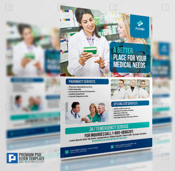 Pharmacy Drugstore Flyer