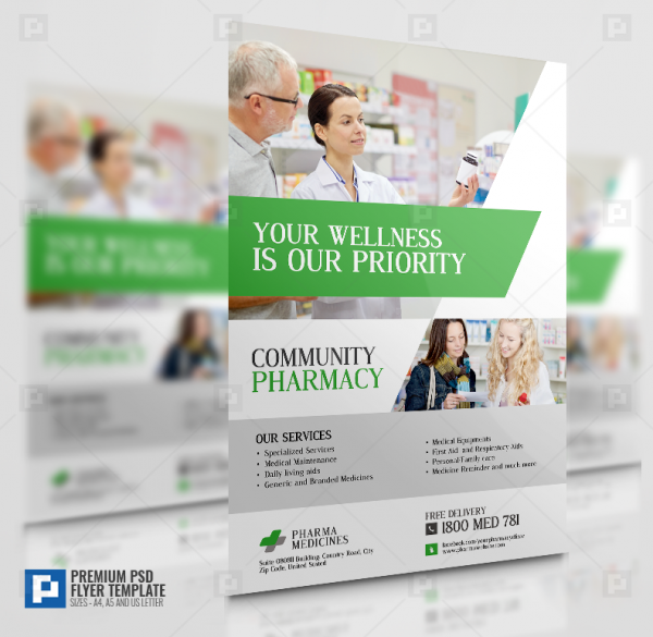 Pharmacy Flyer Design Template