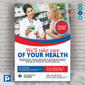 Pharmacy Health Care Flyer