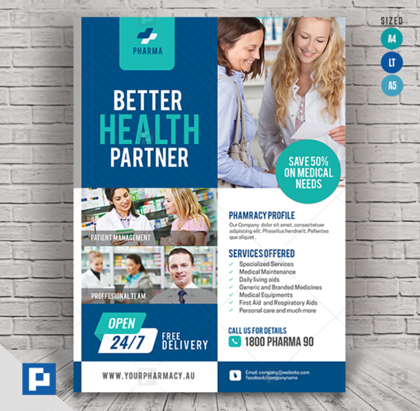 Pharmacy Promotional Flyer