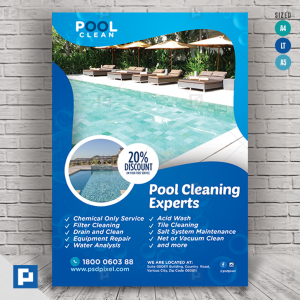 Pool Cleaning Flyer