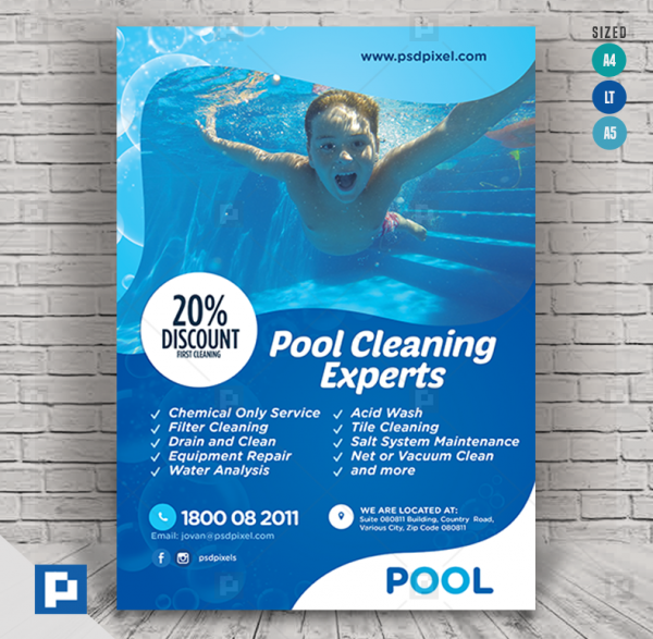 Pool Services Flyer