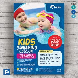 Swimming Class Flyer