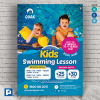 Swimming Class Services Flyer