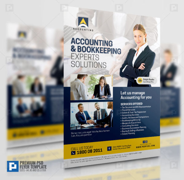 Accounting Sales and Tax Services Flyer