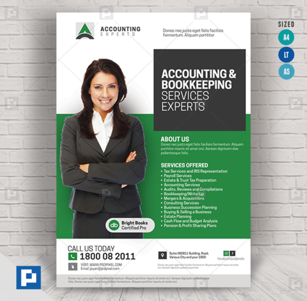 Accounting Services Promotional Flyer