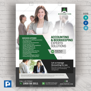 Accounting and Bookkeeping Promotional Flyer