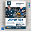 Auto and Car Repair Service Center Flyer