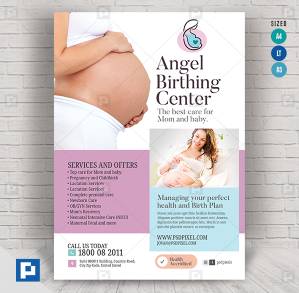 Birth Center Services Flyer
