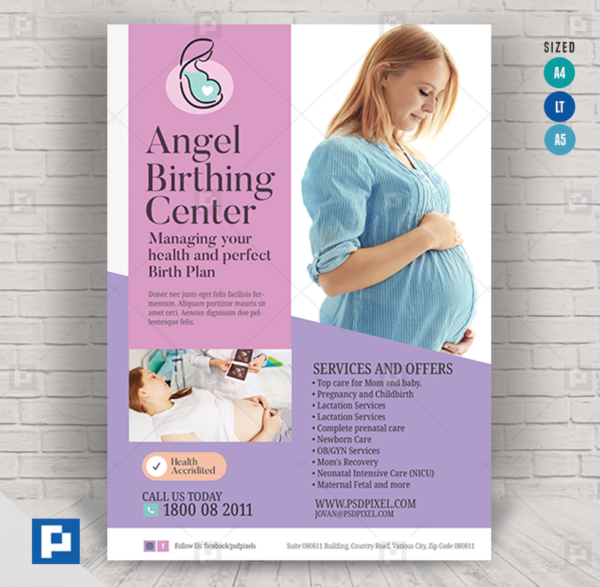 Birth Clinic Promotional Flyer