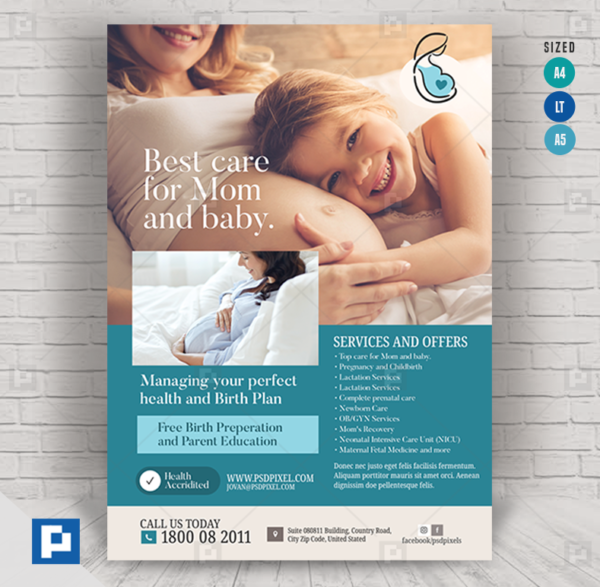 Birthing Clinic Services Flyer