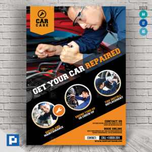 Car Repair Service Center Flyer