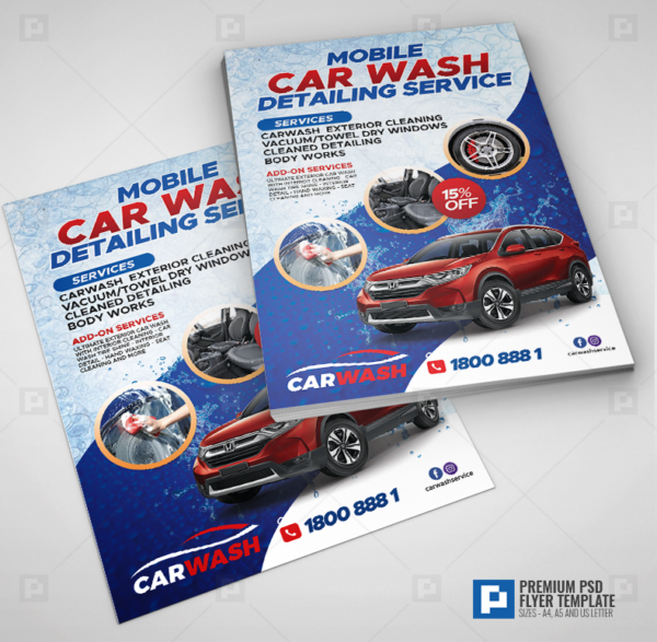 Car Wash Company Flyer