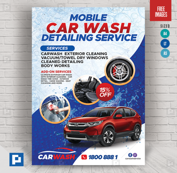 Car Wash Company Flyer