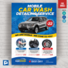 Car Wash Mobile Services Flyer