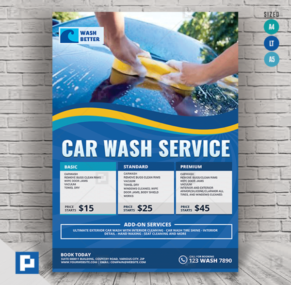 Car Wash Services Flyer