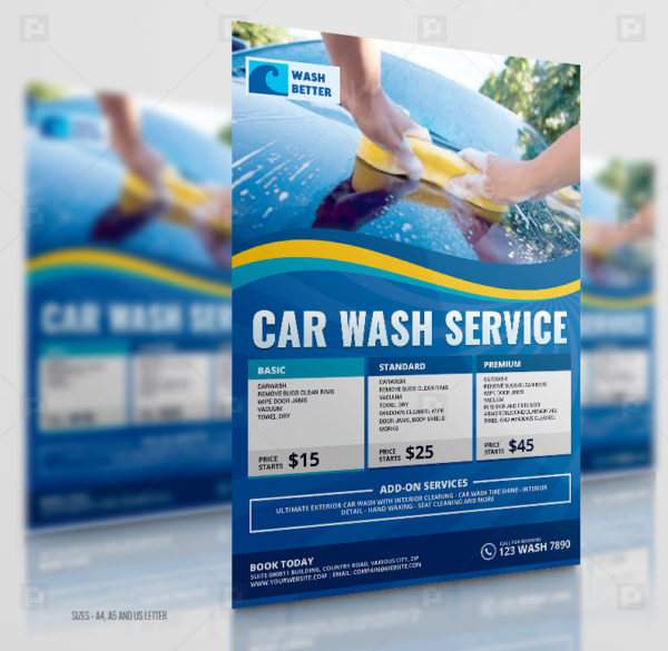 Car Wash Services Flyer