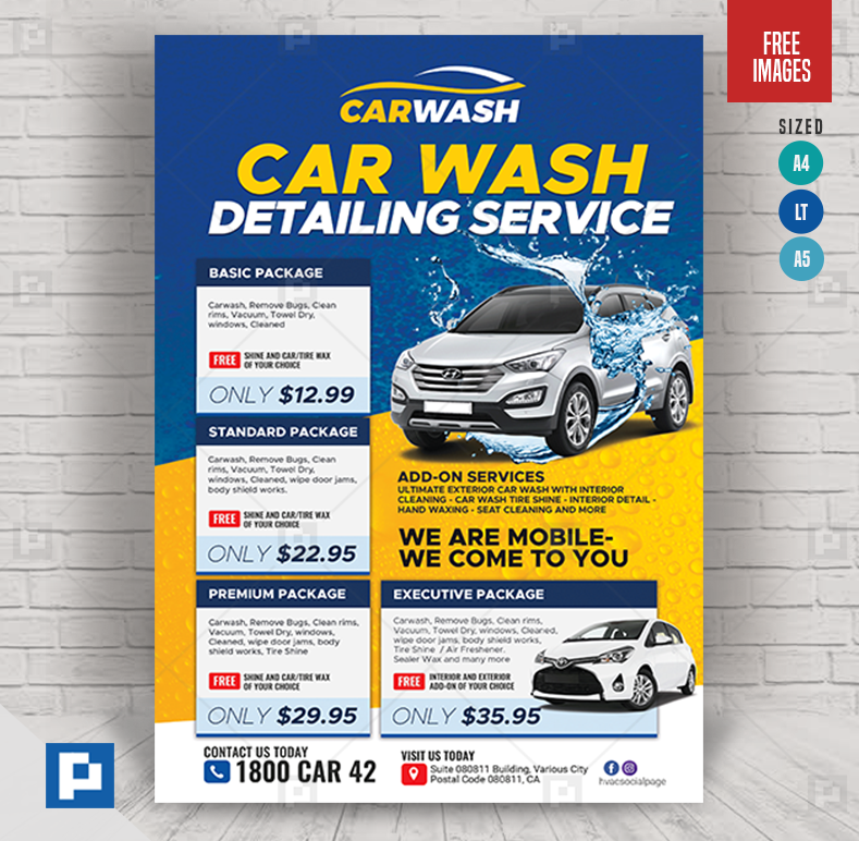 Auto Detailing Flyer Template