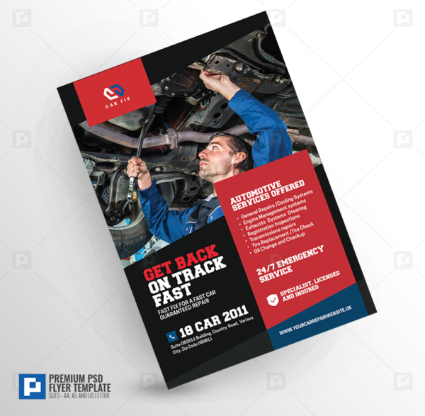 Car repair Mechanic Flyer