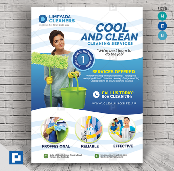 Commercial Cleaning Company Flyer