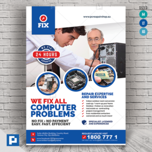 Computer Repair Promotional Flyer