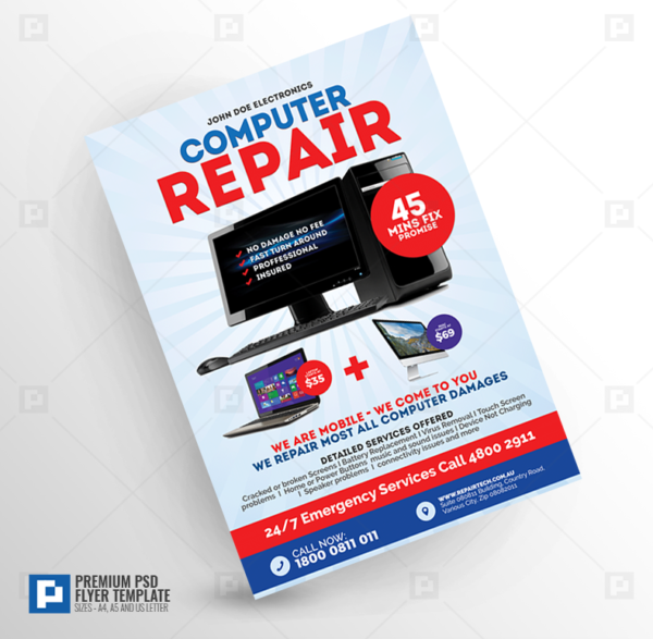 Computer Repair Shop Flyer