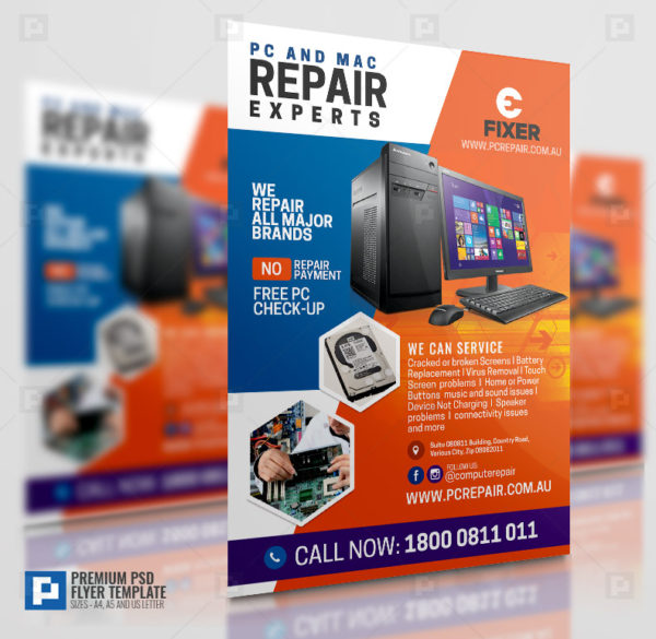 Computer and Gadget Repair Specialist Flyer