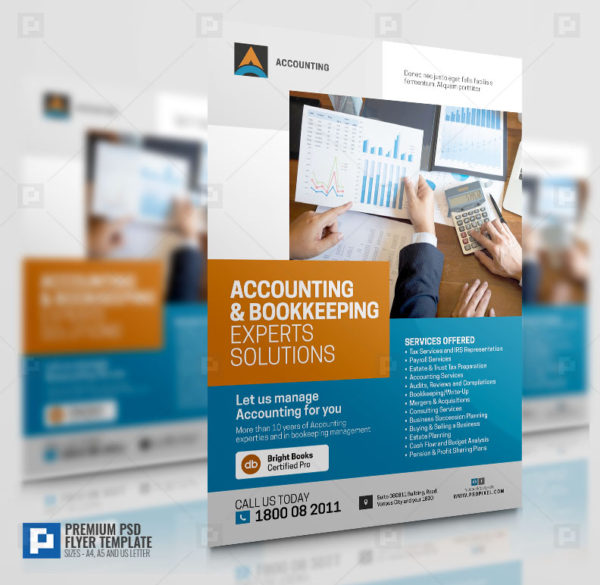 General Accounting and Bookkeeping Flyer