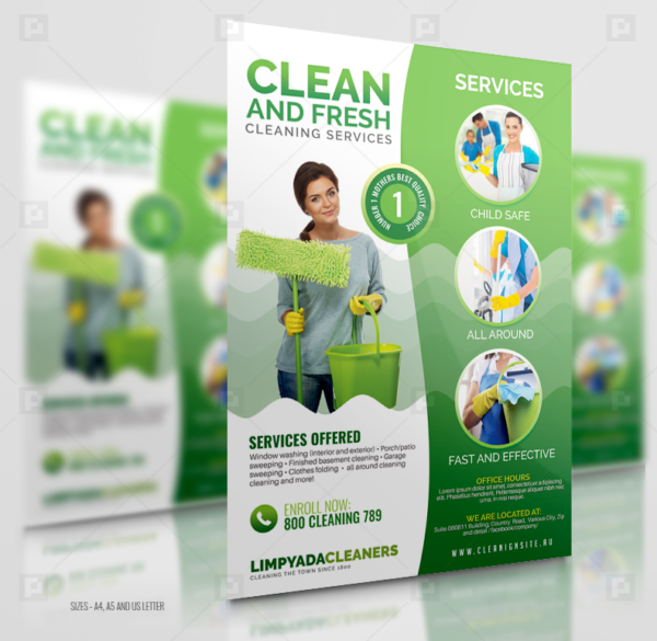 House Cleaning Services Promotional Flyer