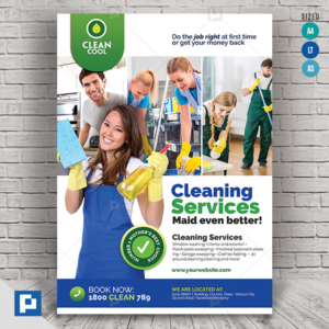 Household Cleaning Service Company Flyer