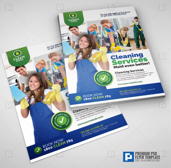 Household Cleaning Service Company Flyer