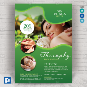 Massage and Spa Services Flyer