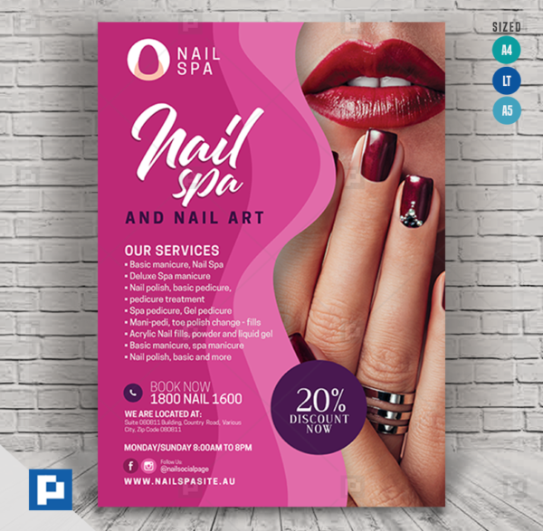 Nail Care and Spa Flyer