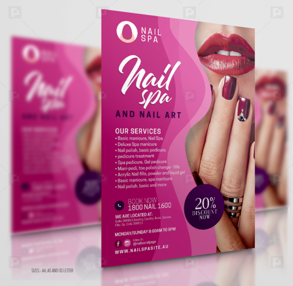 Nail Care and Spa Flyer