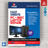 PC and Mac Repair Center Flyer