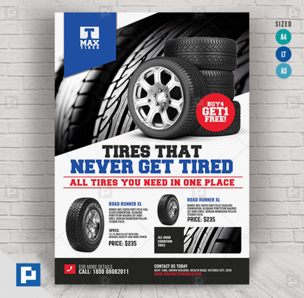 Tire Service Center Flyer