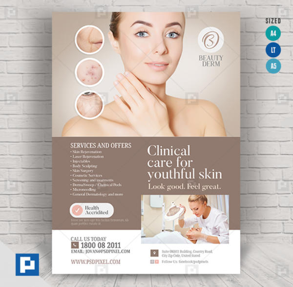 Cosmetic Services Flyer